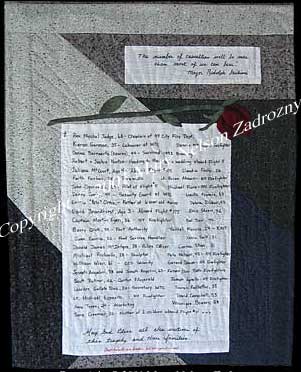 Nation In Mourning Quilt Back