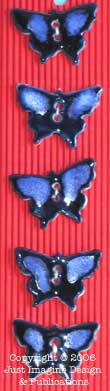 blue butterfly buttons