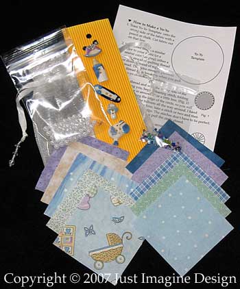 It's A Boy Embellishment Kit