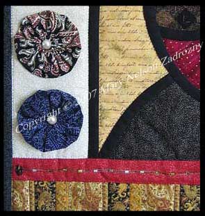 Carousel quilt detail