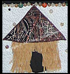 Luck of the Cowrie Quilt detail