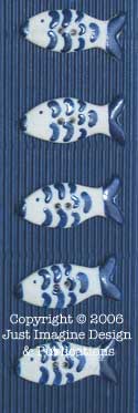flat fish button set