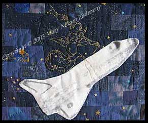 fly On Quilt detail