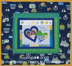 Forever Friends with Regular Buttons Wall Hanging