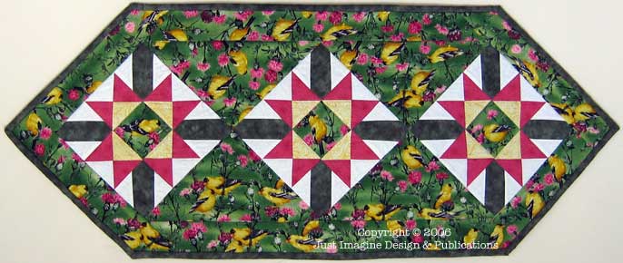 Gold Finch Table Runner photo