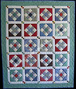 9 patch quilt photo