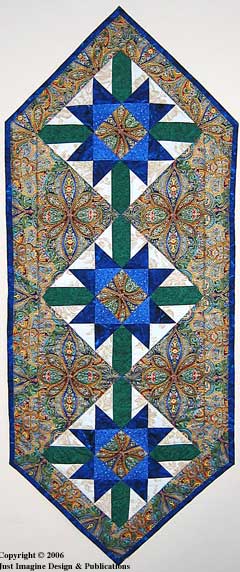 Star Block Table Runner