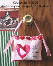 Mini pillow on door knob
