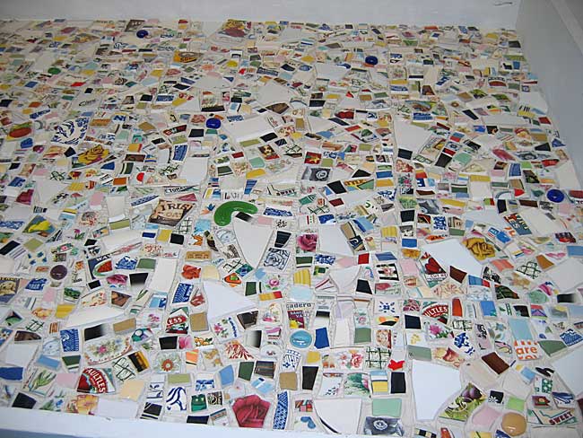 mosaic tile table