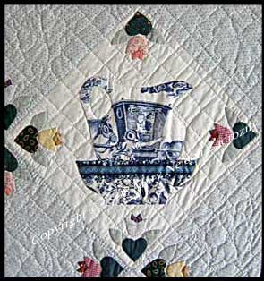 Close Up of Pitcher Quilt Photo