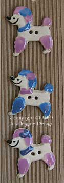 poodle button set