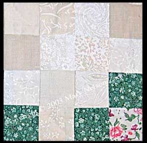 Scrap Heart Quilt Detail Photo