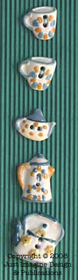 tea set buttons