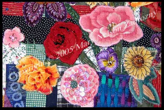 Vase Quilt closeup
