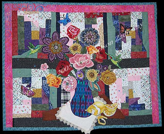 I did it my way - vase of flowers Quilt