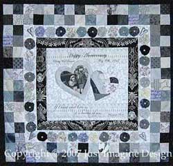  silver wedding remembrance quilt photo